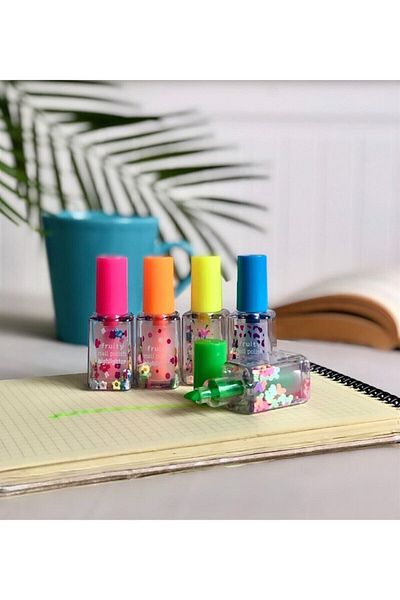 YEŞİL KIRTASİYE Fruity Nail Polish Highlighter Set of 6