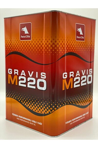 Petrol Ofisi Gravis M 220 Teneke 15 Kg Dişli Yağı