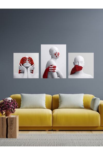 GİZEM SHOP Modern Sanatsal Tablo Mdf Üzerine Dijital Uv Baskı Duvar Dekorasyo...