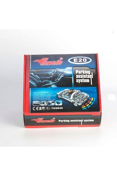 Inwells E20 Parking Sensor Warning Sound - Black Without Screen