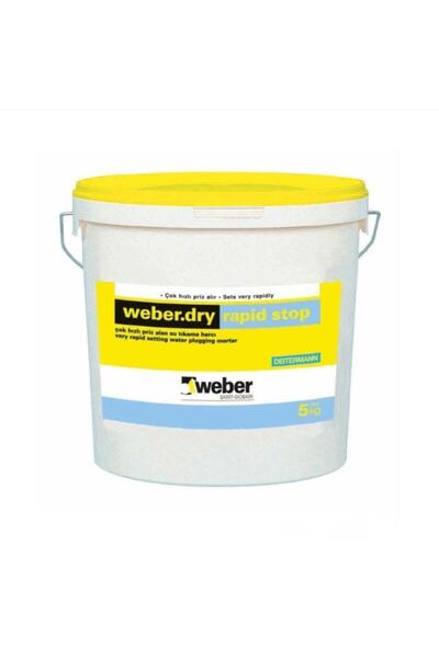 WEBER Dry Rapid Stop 5 Kg Ani Su Tıkaç Harcı