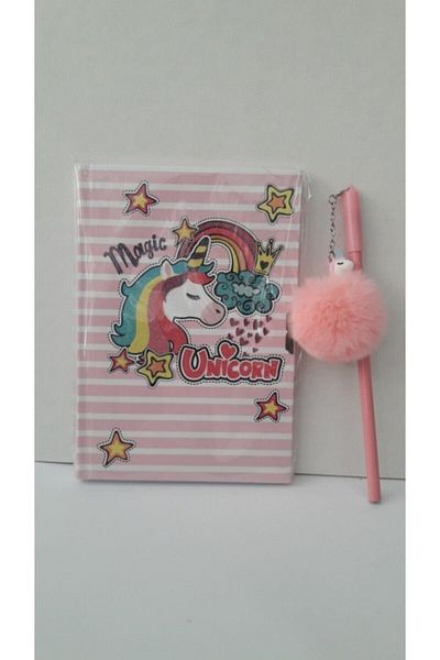 ÇINAR DEFTER Σετ στυλό σημειωματάριου Unicorn