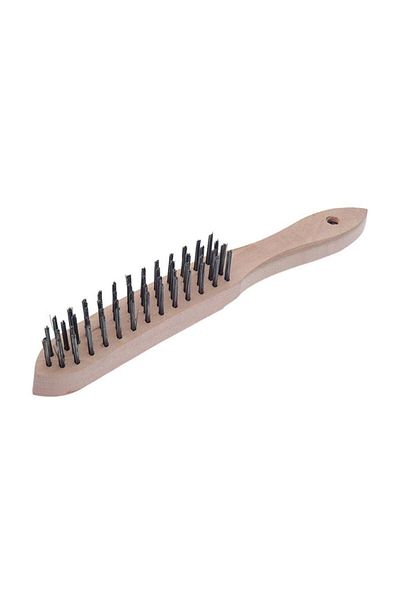 İzeltaş İzeltaş 07415 Row Wire Brush Wood Handle 6 Row