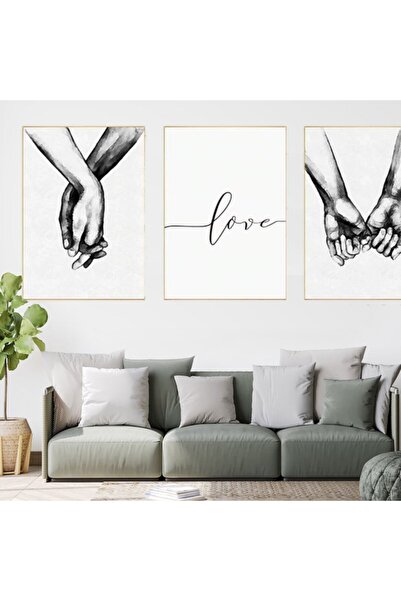 GİZEM SHOP Pictură modernă de decorare a peretelui cu cadru artistic de dragoste