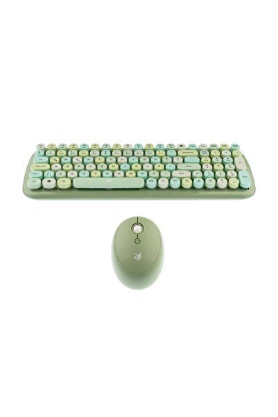 Hunter Series Xt Retro Kablosuz Klavye Mouse Mousepad Seti Star Collectionx 657515 Htcshp 1005813