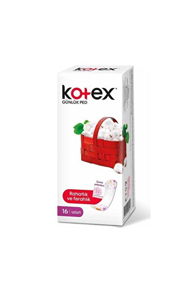 Kotex Fresh Deo Günlük Uzun Ped 16 Adet