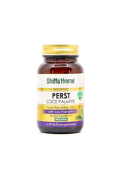 Shiffa Home Aksu Vital Saw Palmetto 670mg - 60 Capsules Dwarf Palm