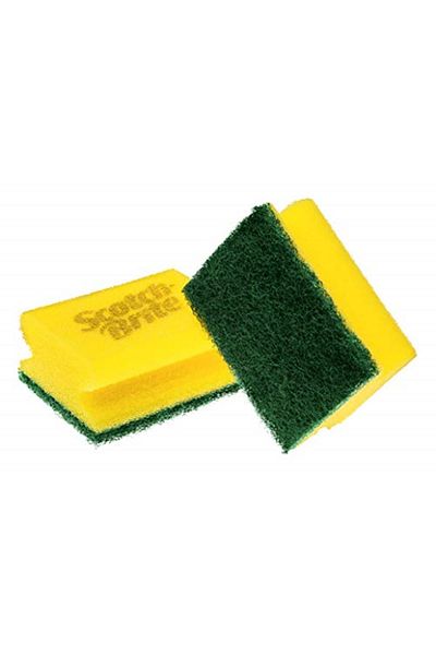 Scotch Brite Brand: Scotch-brite1776443 Green Classic Dish Sponge, 2 Pack, with Nail Protector Category: Dishwasher