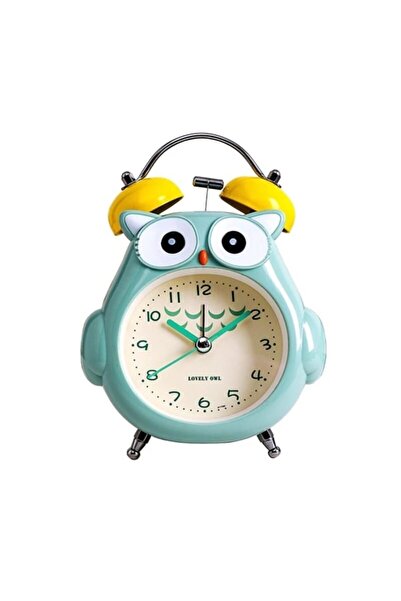 Genel Markalar Plastik Dekoratif Masa Üstü Baykuş Çalar Saat Modern Digital Y...