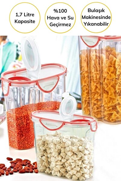 Buffer ® Air and Water Liquid Proof 1.7 Liter Food Storage Container with Lockable Lid and Seal - SA585