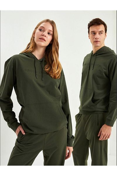 LC Waikiki Φούτερ Unisex Oversize με μακρυμάνικη κουκούλα - Classic