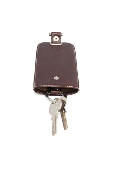 Tergan سلسلة مفاتيح للجنسين من الجلد باللون البني 00233a99