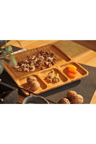 Bambum Darlin 4 Compartment Serving Plate B2519