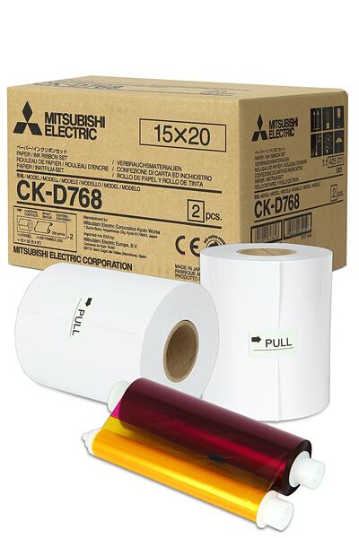 Mitsubishi Ck-d768 15×20 Termal Kağıt ( Cp-d70dw Için )