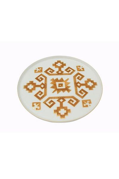 Porland Arabesque Series 27cm Flat Plate Pattern1