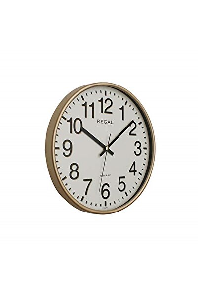 Regal Marka: 0252 Gı Yuvarlak 26 Cm Yaldız Çerç. Duvar Saati Kategori: Duvar Saati