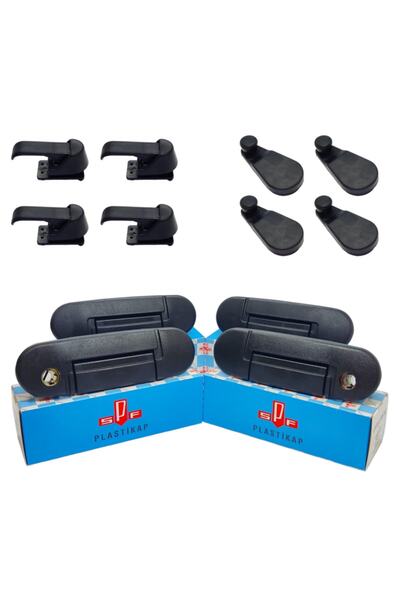 PLASTİKAP Tofaş Doğan, Kartal, Şahin - Kapı Ve Cam Kolları - 12'li Set
