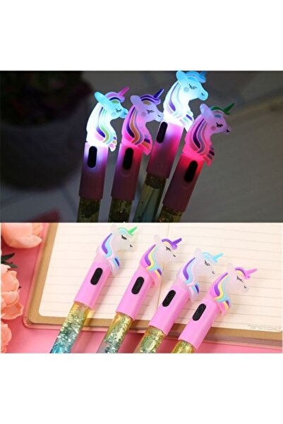 Çılgıntrend Unicorn Temalı Işıklı Sulu Pullu Kalem?