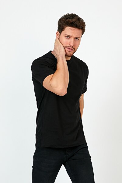 CLIPMAN Ανδρικό T-shirt Slim Fit Basic 3-pack