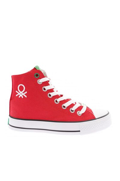 Benetton ®| BN-30628-3374 أحمر - حذاء رياضي نسائي