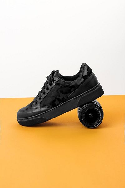 Lal Shoes & Bags Pantofi sport de damă cu model-negri