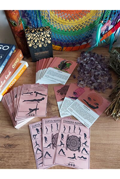 Yoga Hareketleri 130 Kartlık Mandala Serisi
