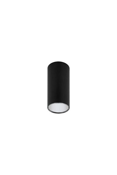 Eglo 62543 Indoor " Tortoreto " Black Color Cast Steel Ceiling Lamp Ip20 Gu10 Max: 1X6,5W Diameter: 6