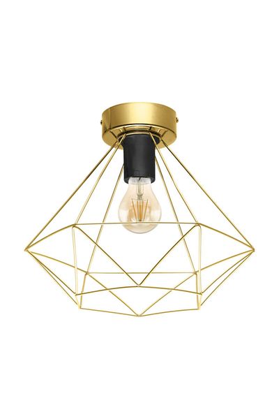 Eglo 43678 Indoor " Tarbes " Brushed Brass Color Cast Steel Ceiling Lamp Ip20 E27 Max: 1X60W