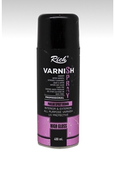 Rich Parlak Sprey Vernik- High Gloss Spray Varnish 400ml