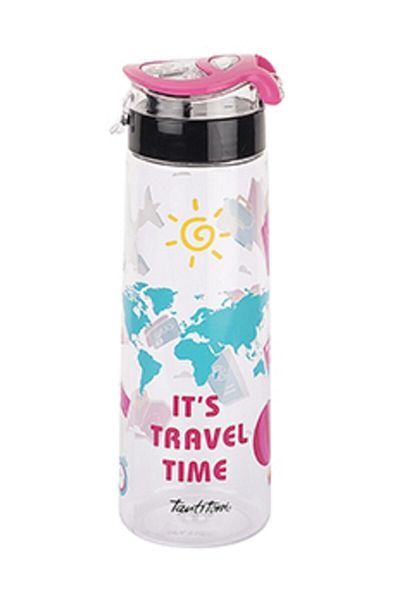 Tantitoni Pink Travel Tritan Water Bottle 730ml