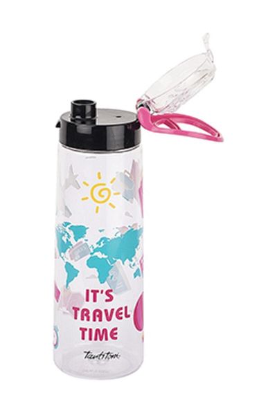 Tantitoni Pink Travel Tritan Water Bottle 730ml