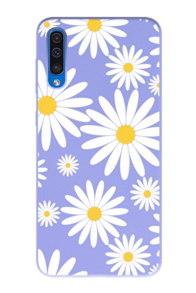 Spoyi حافظة هاتف سامسونج A10 متوافقة مع هاتف سامسونج A10 بتصميم بيج ديزي ليلكي