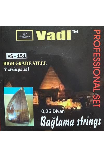 Şenses Music Valley 0.25 Divan Connecting Wire with Bam and Tezene Gift