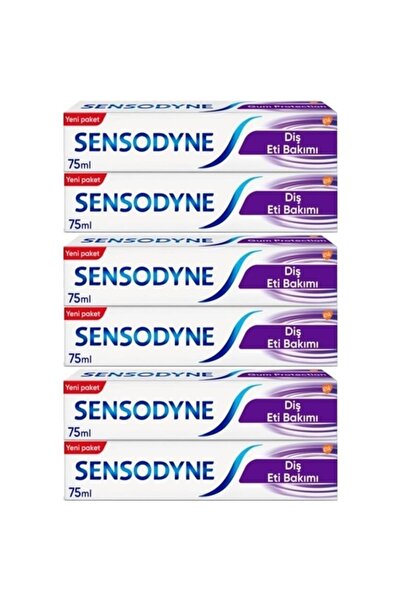 Sensodyne Diş Eti Bakımı Diş Macunu 75 Ml X 6 Adet