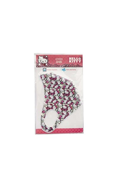Ukbe Collection Hello Kitty Lisanslı Figürlü Beyaz Maske