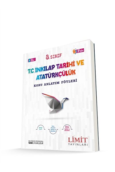 Limit Yayınları 8.sınıf T.c. Inkılap Tarihi Ve Atatürkçülük Konu Anlatım Föyleri