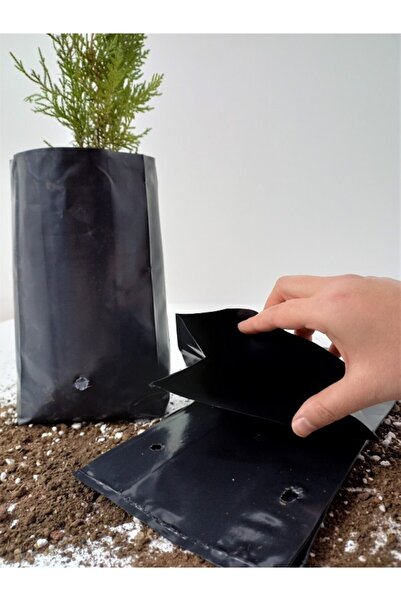 Ekodoğa Fide Poşeti 15x28 Cm 20 Adet Fide Torbası Fidan Poşeti Fidan Torbası