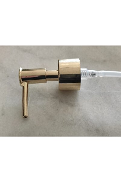 Polen Stone Gold Rengi Mermer Sıvı Sabunluk Pompası