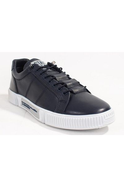 Hammer Jack 10220250   Pantofi de piele pentru bărbați Basel bleumarin casual