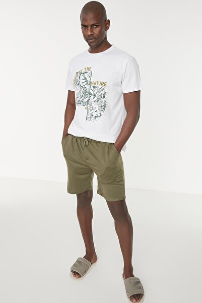 Trendyol Collection Shorts - Khaki - Mittlerer Bund