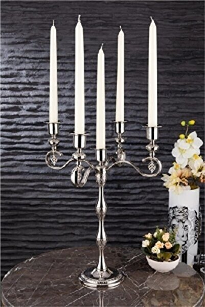 SENA HEDİYELİK Doreline Sena Şamdan Gümüş