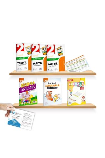 öğretmen evde Yayınları 2. Sınıf Yarıyıl Tatil Seti (2021-2022) | Yayınları