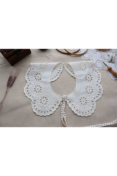 SHERLOCK HOME Vintage Pamuklu Seyyar Yakalık