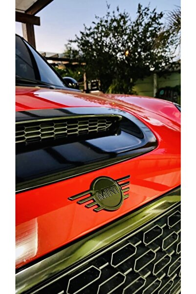 RoseTR Mini Cooper F Serisi Mini Logo Amblem Sade Siyah Renk Mini Amblem F54 ...