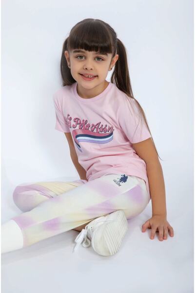 U.S. Polo Assn. Set de 2 piese pentru fete cu licență Us1070