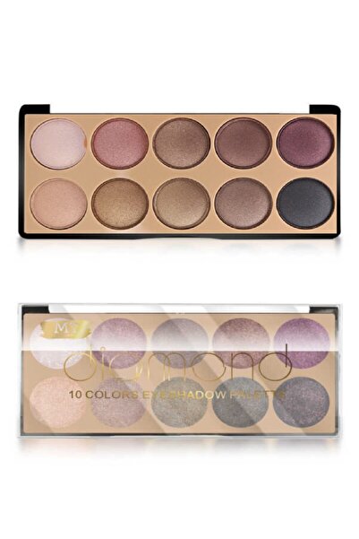 MT Makeuptime Diamond 10 Lu Far Paleti Color:02