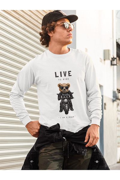SUNFREE Φούτερ μοτοσικλέτας Teddy με στάμπα Unisex
