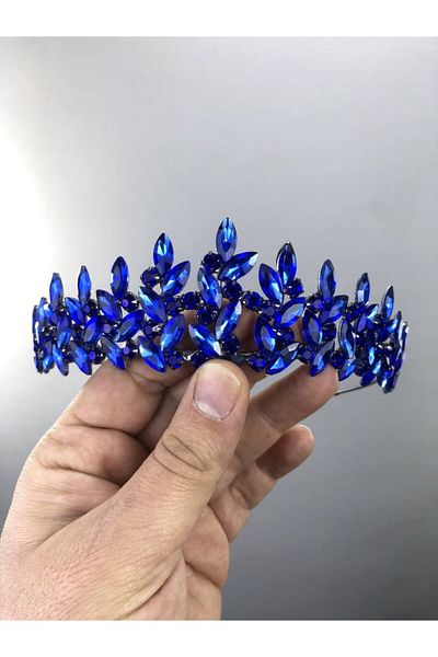 Hobigram Saks Blue Sara Model Henna și Coroana Miresei – Design special, Accesoriu, Producție de calitate, Stil atrăgător