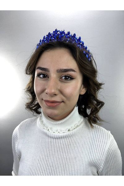 Hobigram Saks Blue Sara Model Henna și Coroana Miresei – Design special, Accesoriu, Producție de calitate, Stil atrăgător