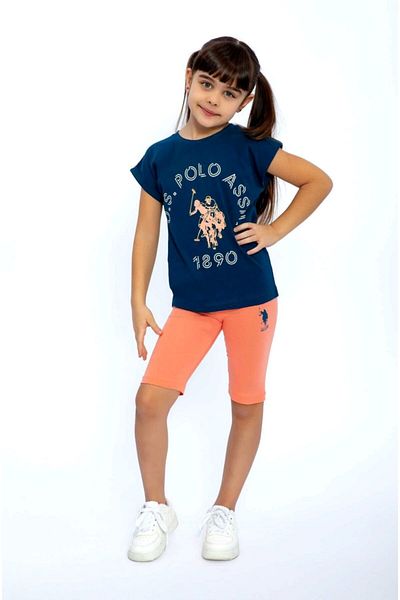 U.S. Polo Assn. Us1067 Licensed Girls' Tights Set